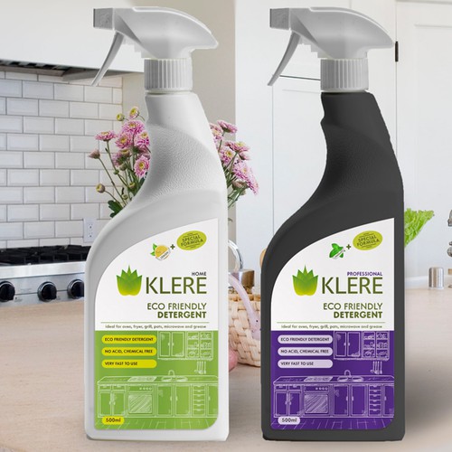 Name design with the title 'Name, Logo and label for a new eco-friendly detergent '