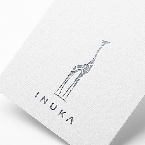 Silver design with the title 'Logo for Inuka'