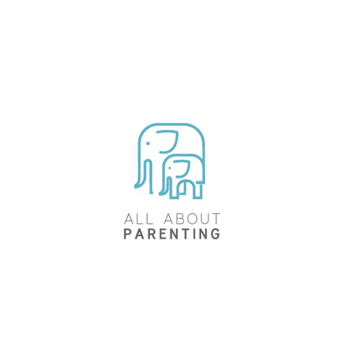 Love brand with the title 'powerful logo for All About Parenting'