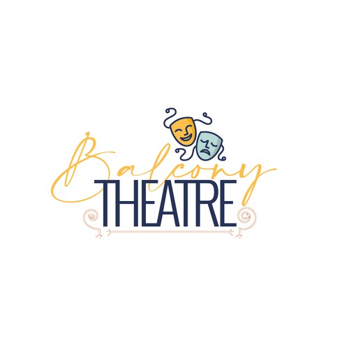 Happiness logo with the title 'balcony theatre'
