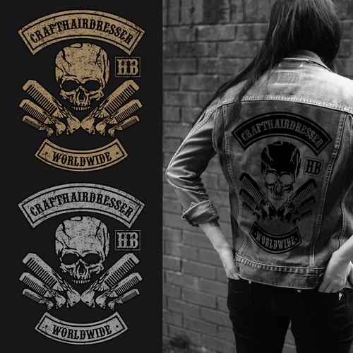 Barber design with the title 'Crafthairdresser T shirt'