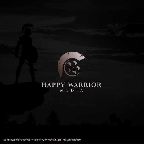 Production house logo with the title 'Happy Warrior'