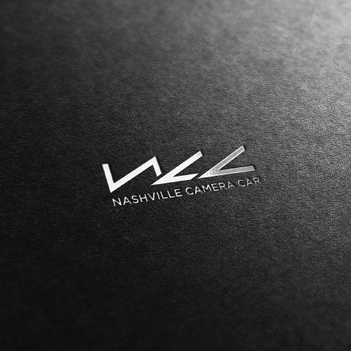 Lens logo with the title 'NCC, camera car logo'