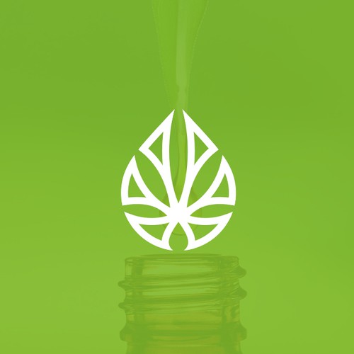 Drop design with the title 'Modern Logo Design for CannaLean, a Cannabis Company'