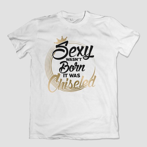 Fitness t-shirt with the title 'T shirt design'