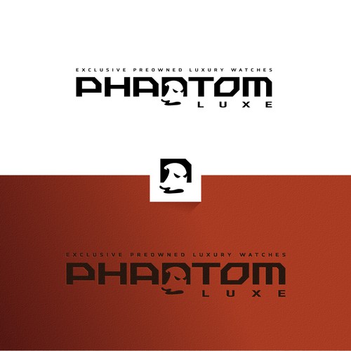 Ghost logo with the title 'Luxury, High End Watch Retailer Logo.'