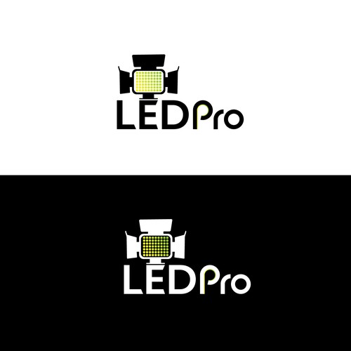 LED lighting design with the title 'LEDPro'