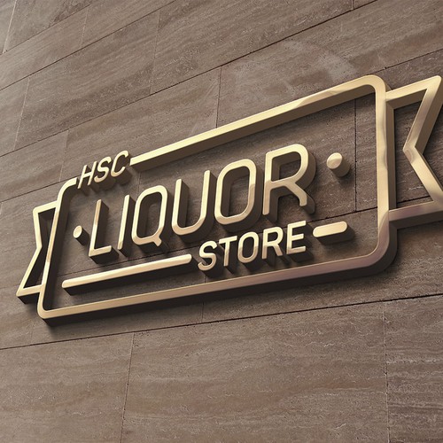 Moonshine logo with the title 'HSC Liquor Store LOGO'