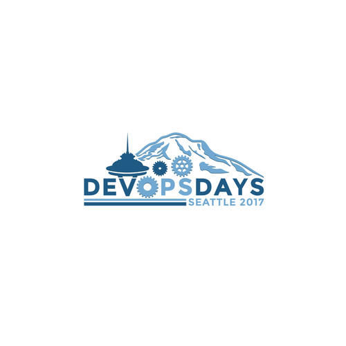 Celebration logo with the title 'logo for Devops Days'