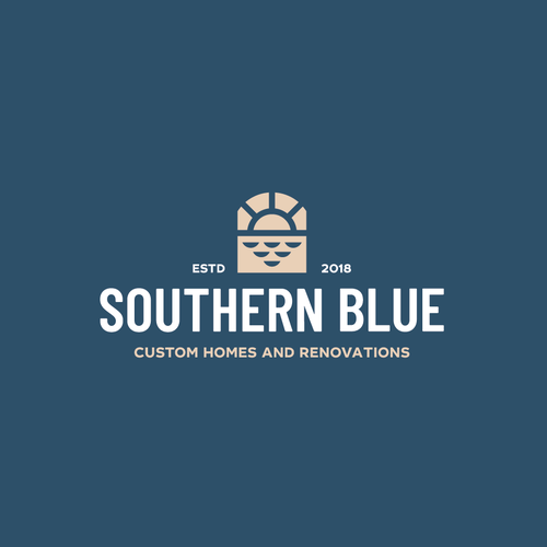 Southern design with the title 'Southern Blue Logo'
