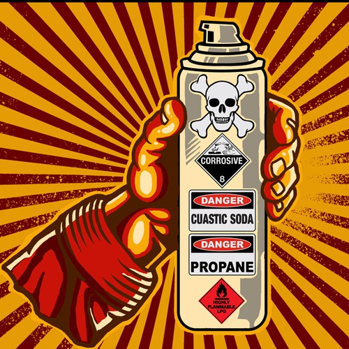 Designer artwork with the title 'Poster design'