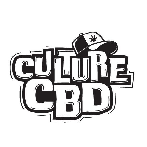 Snapback logo with the title 'CBD brand logo with an influence from the hip-hop community'