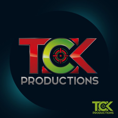 Event planning design with the title 'Logo concept for TCK Productions '