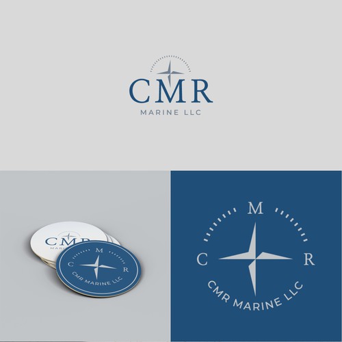 Stationery brand with the title 'Sophisticated logo for a Marine LLC'
