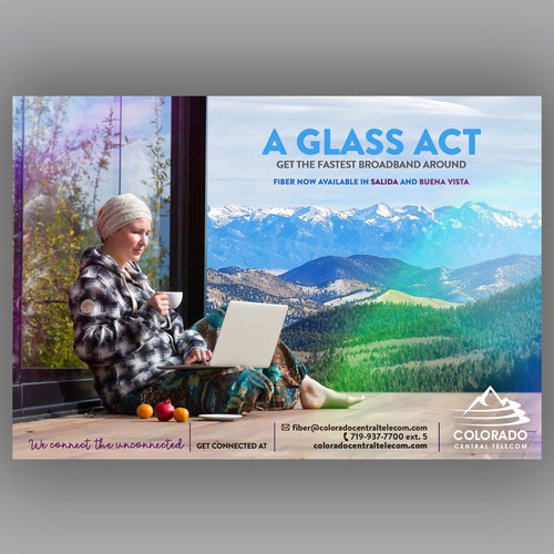 Fast design with the title 'Colorado Central Telecom'