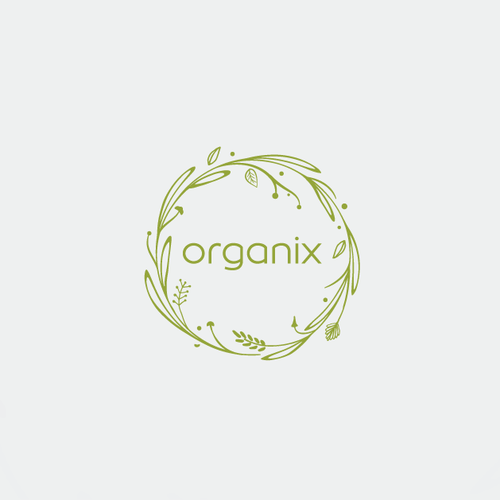 Brand with the title 'Modern logo with organic feel'