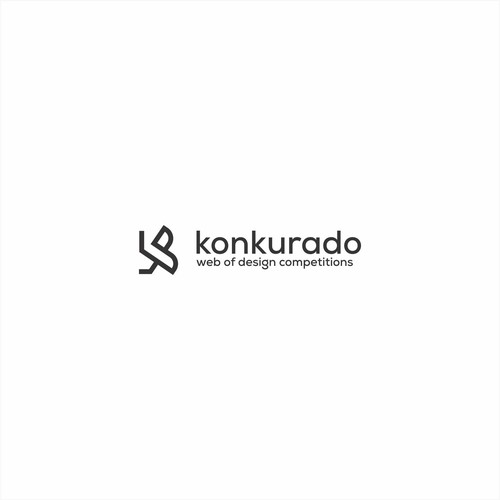 K logo with the title 'Letter K logo concept for konkurado'