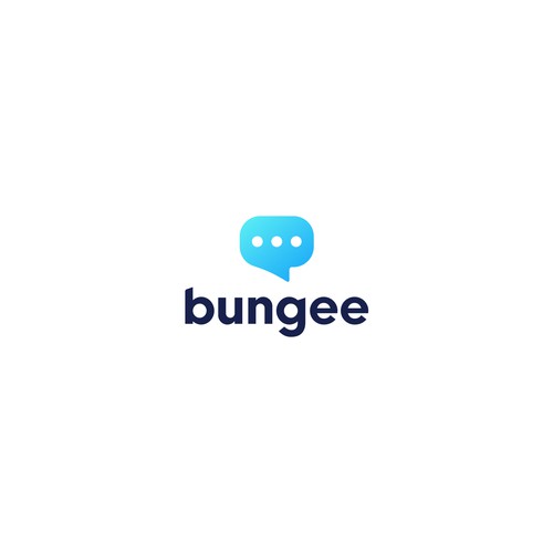 Bubble logo with the title 'Chat Logo Design'
