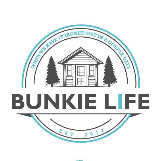 Round vintage logo with the title 'Bunkie Life'