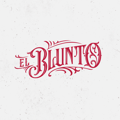 Tobacco logo with the title 'LOGO REBRAND "EL BLUNTO"'