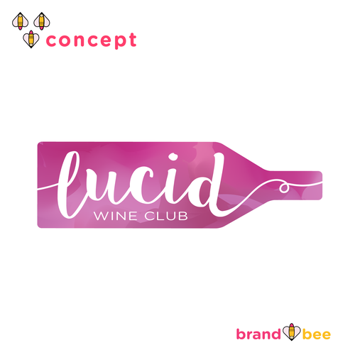 Watercolor brand with the title 'Custom-Illustrated Abstract Logo'