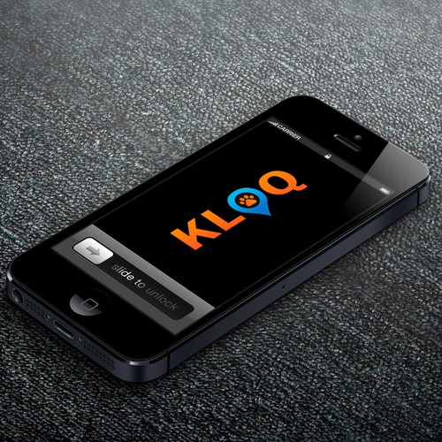 Location pin logo with the title 'Mascot localization app logo'