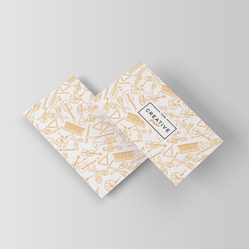 Funky logo with the title 'Logo Design for The Creative Project'