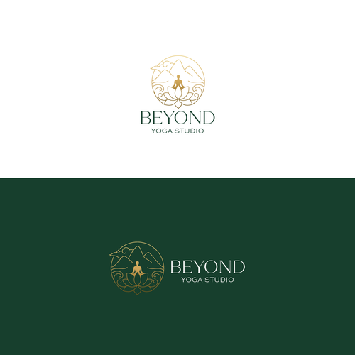 Yoga brand with the title 'Beyond Yoga Studio'