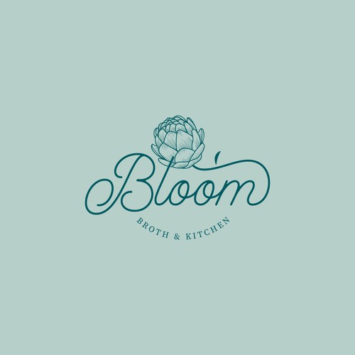 Bloom design with the title 'logo concept for health '