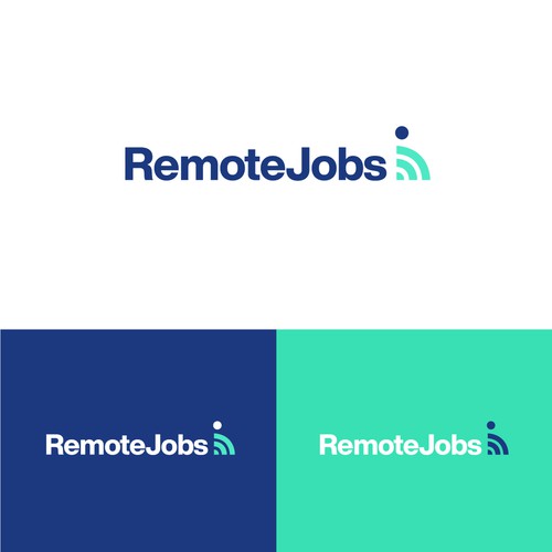Job logo with the title 'Logo design for a recruitment company'