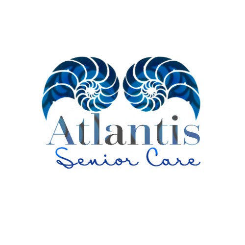 Ocean brand with the title 'Ocean theme logo for Florida Senior Care Company'