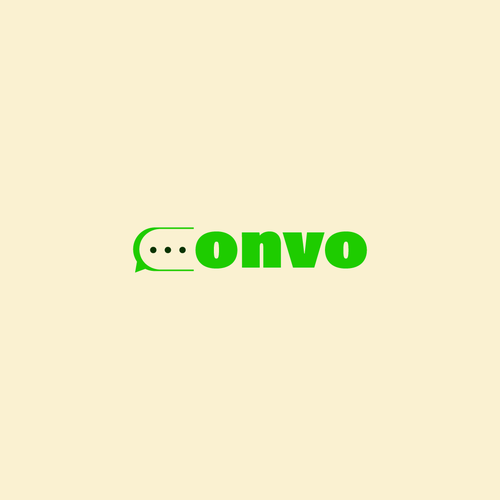 Messaging logo with the title 'Convo: Innovative Messaging Software - Logo Design'
