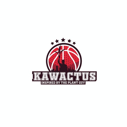 Basket logo with the title 'Kawactus'