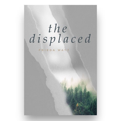 Historical book cover with the title 'Cover for a historical novel set in Canada'