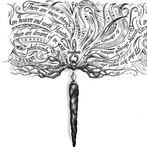 Sleeve design with the title 'Sleeve tattoo'