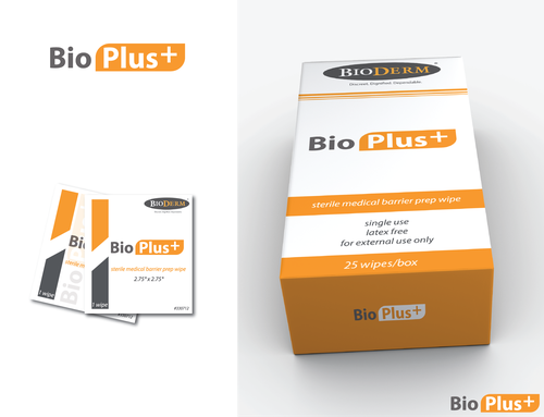 Bio design with the title 'Bring Our Barrier Prep Wipe to Life - logo needed for medical!'