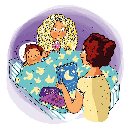 Children artwork with the title 'The Practical Guide to Raising Parents- book project'