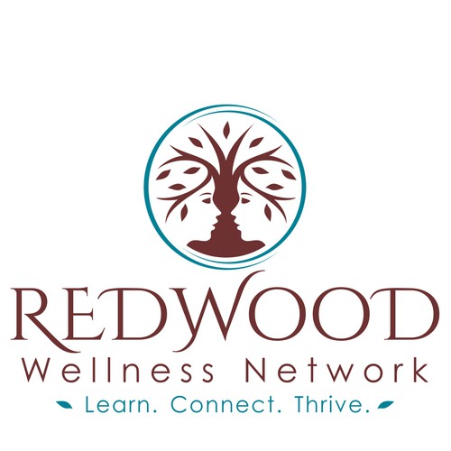 Leaf design with the title 'A wellness company specifically for women.'