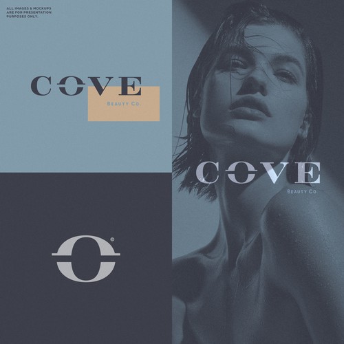 Moody design with the title 'COVE | Logo Design'