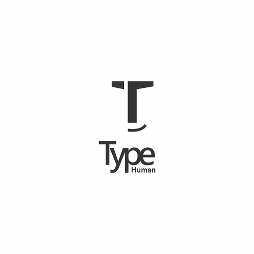 Pictogram design with the title 'Type human '