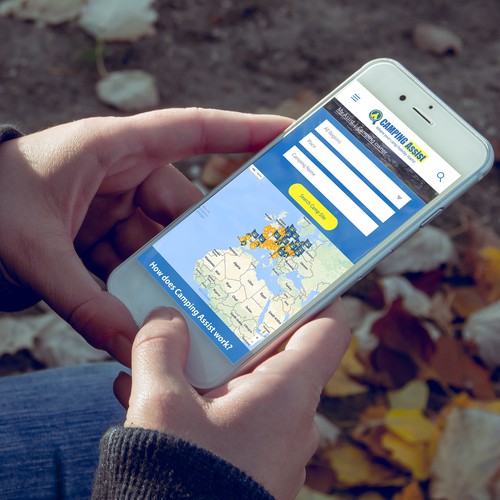 Mobile website with the title 'Mobile Navigation'