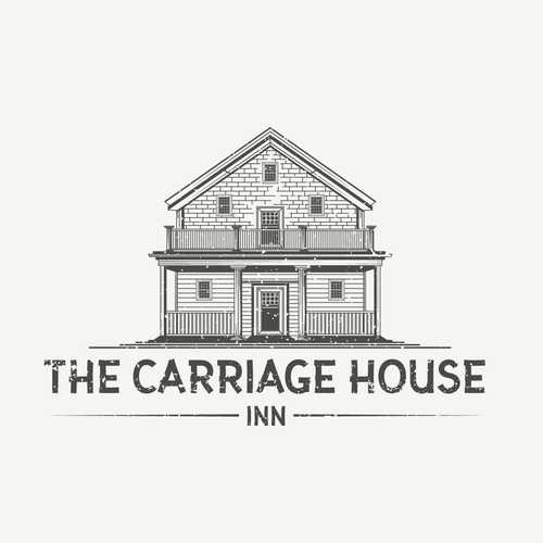 Sketch brand with the title 'The Carriage House Inn Logo Design'