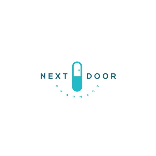 Door design with the title 'Next Door '