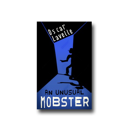 Black background design with the title 'An Unusual Mobster'