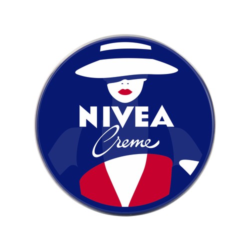 Beautiful artwork with the title 'NIVEA Creme'