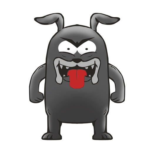 Cute dog design with the title 'Doggy'