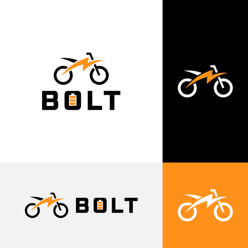 Charger logo with the title 'Bolt E-Bike Logo'