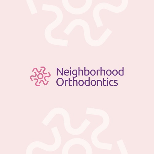 Orthodontic design with the title 'Clean logo identity for a upcoming orthodontics '