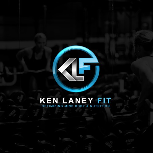 Gym logo with the title 'Logo for Ken Laney Fit'