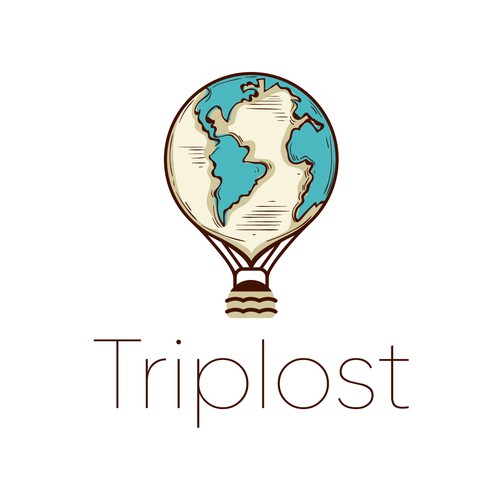 World logo with the title '"Triplost" fun travel company for college adults!'